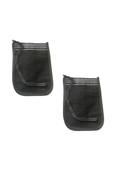 KaracaLif Thick Bath Bag Black X 2 Pieces