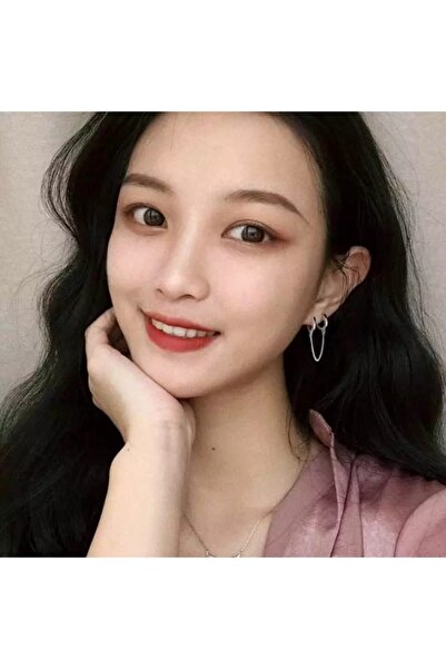 TakıConcept Ikili Zincirli Halka Küpe