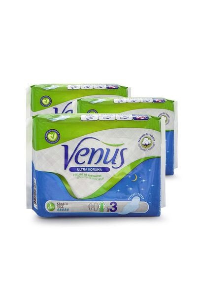 Venüs VENUS HYGIENEY PAD NIGHT 21 PIECES (3 PACK)