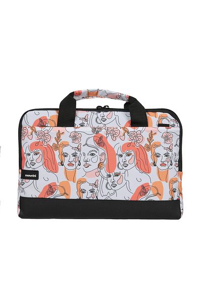 Moserini 13'' - 13.3'' Patterned Macbook Air-pro Laptop Bag with Base Protection and Shoulder Strap - Sirius