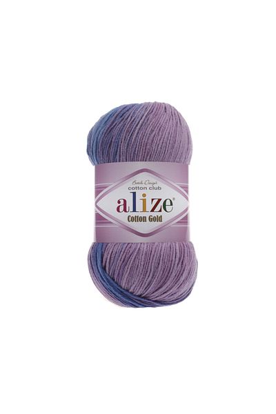 Alize Βαμβακερό χρυσό μπατίκ 4531 Χρώμα Χωρίς βαμβακερό μαλακό πλεκτό νήμα - 5 τεμάχια