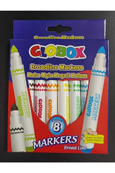 Globox Jumbo Kalın Uçlu Keçeli Kalem