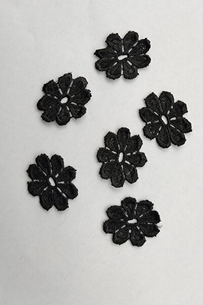 DUAYEN 35 Adet Siyah Siyah Çiçek Dantel En Güzel Tekstiller Için