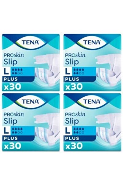 TENA Slip Premium Plus Large 6 Damla - Avantaj Paketi Belbantlı Hasta Bezi 30...