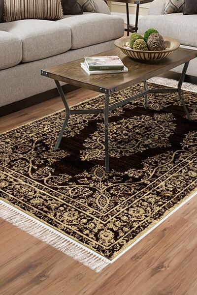 Alanur Home Eko Trend Djt Halı Yıkanabilir Kaymaz Taban 761 Osmanlı Kahve