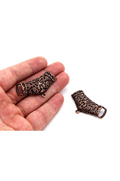 yfhobi 1 Adet - 22x50 Mm, Kolye, Fular Ve Iğne Oyası Aparatı, Metal Takı Malz...