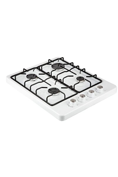 ERATO 4 Gözlü Tüp Uyumlu Çakmaklı Gaz Emniyetli Ventilli Slim Set Üstü Ocak