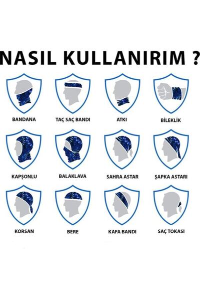 Alanç Buff متعدد الأغراض - باندانا طوق الرقبة بنمط المهرج