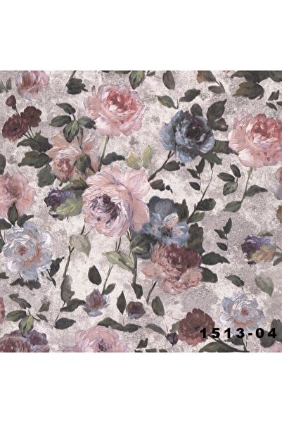 Decowall Orient Çiçek Desen Duvar Kağıdı 1513-04 Kalite=vinil (16m2)