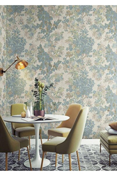 Adawall Tropicano Odalarınızı Şık Ve Sade Gösterecek Yaprak Desenli Duvar Kağıdı