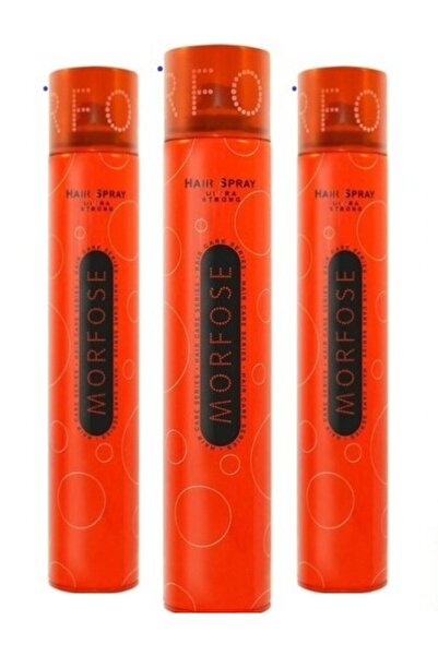 Morfose Saç Spreyi Ultra Strong 400 Ml X 3'lü Avantaj Paketi
