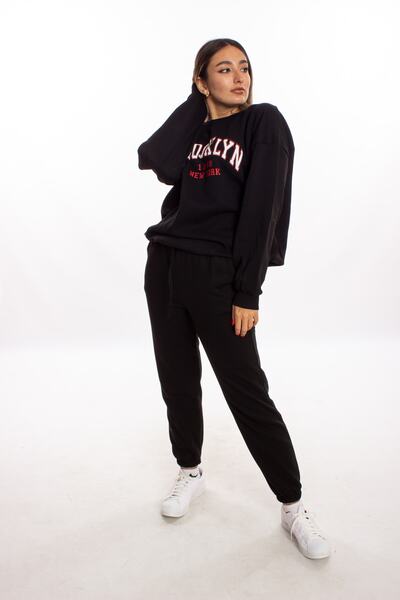 blackbonds Kadin Brooklyn Baskılı Oversize Sweatshirt
