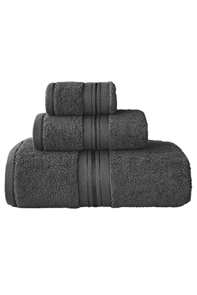 Mürdüm Home Bath Set - 3-Piece Bath Towel Set, 100% Cotton