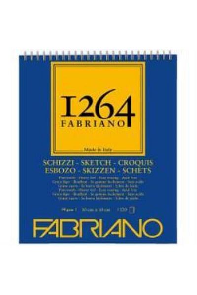 Fabriano كراسة رسم ورقية 1264 مع حلزون علوي 90 جم 30x30