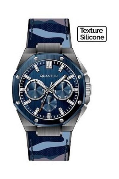 Quantum Hng921.099 44 Mm Colorful Silicone Men's Watch