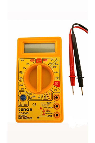 Genel Markalar Dt-830d Dijital Ölçü Aleti Multimetre Turuncu Dt-830 - Dijital Ölçüm Cihazları