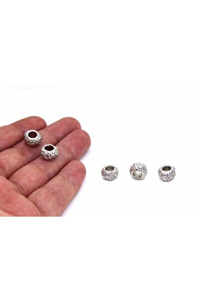 yfhobi 4 Adet - 7x11 Mm Metal Ara Malzeme, Metal Boncuk, Zamak Döküm, Boyalı ...