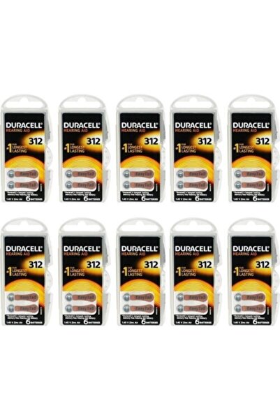 Duracell 312 Numara Kulaklık Işitme Cihazı Pili