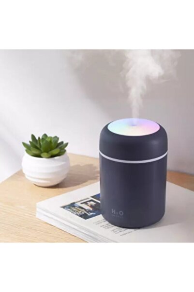 ONE STEP H2o Hava Nemlendirici , 300 Ml Ulrasonik Buhar Makinesi Ve Aroma Difüzörü Antrasit