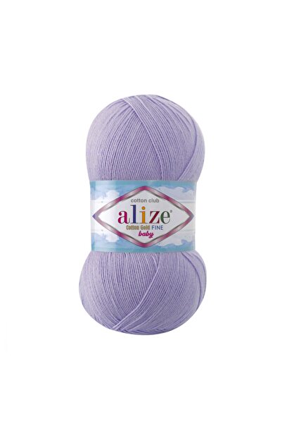 Alize Cotton Gold Fine Baby 43 Lila Rengi Pamuklu Yumuşak El Örgü Ipi - 1 Adet