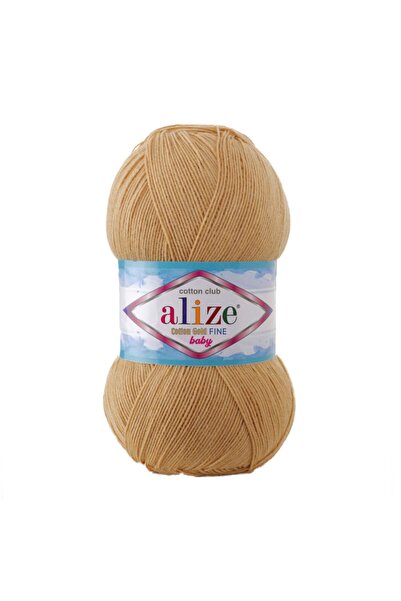 Alize Cotton Gold Fine Baby 262 Bej Rengi Pamuklu Yumuşak El Örgü Ipi - 1 Adet