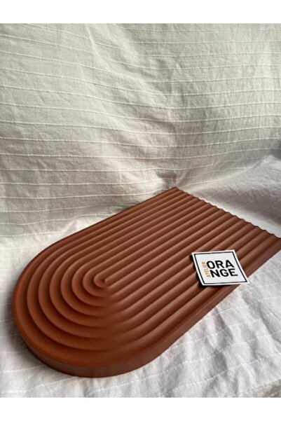 Orange Atelier قوس خرساني كبير - صينية تقديم وخدمة مزخرفة