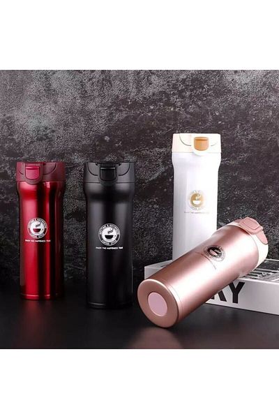 Excellent House Life Double Layer Stainless Steel Thermos Cup Mug 380ml