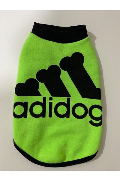 Monopetz New Season Polar Cat and Dog Outfit - Green Adidog - [ Size Xl ]