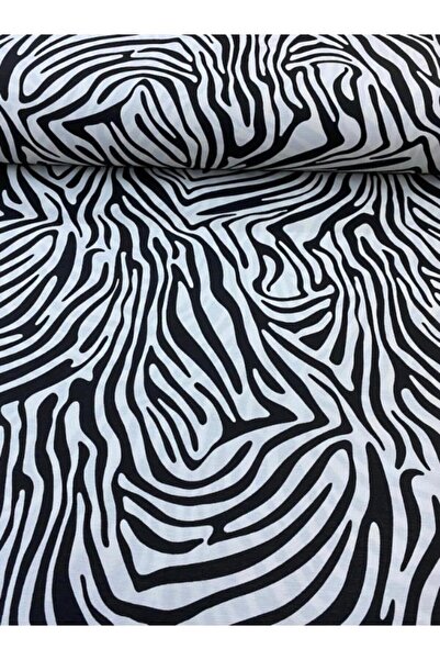DUCK KETEN زيبرا نمط بطة القماش نسيج الكتان
