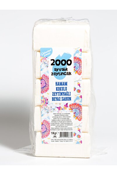 2000 AYVALIK ZEYTİNCİLİK Hamam Kokulu Saf Zeytinyağı Sabunu 1 Kg