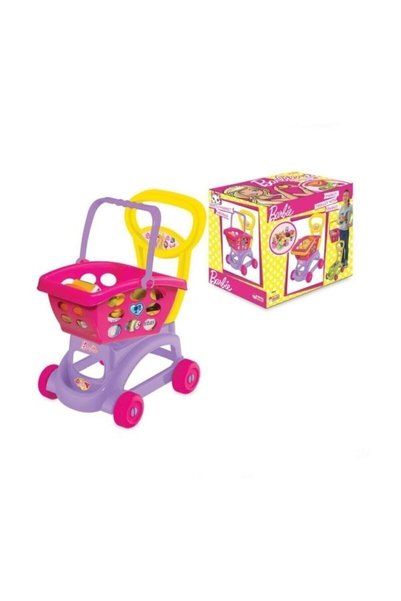 DEDE Barbie 24 Parça Sepetli Market Arabası