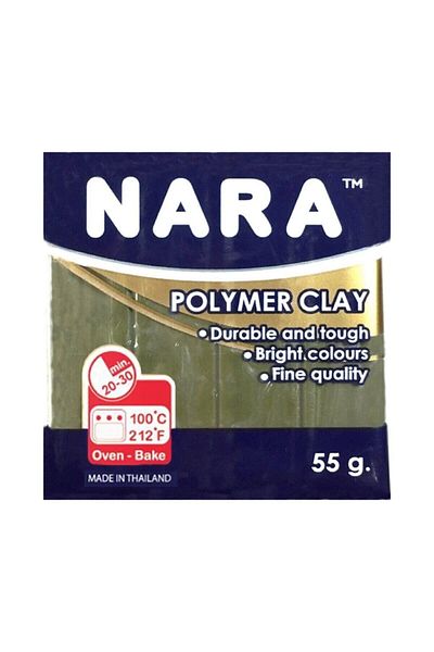 Bigpoint Nara Polymer Clay 55 Gram Pm10 Light Olive Box of 6