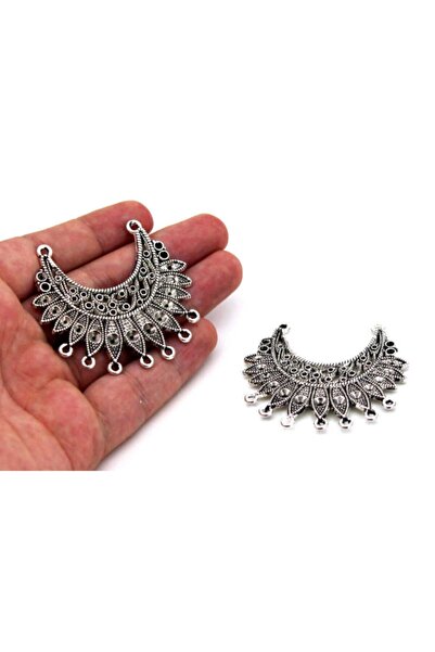 yfhobi 1 Adet - 52x55 Mm, Kolye, Fular Ve Iğne Oyası Aparatı, Metal Takı Malz...