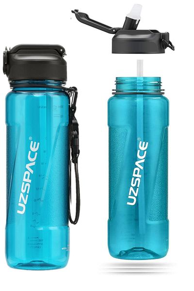 Uzspace 850ml Tritan Water Bottle with PIPET