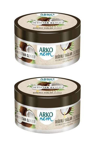 ARKO Coconut Oil Cream - Moisture Value, 250 ml X2