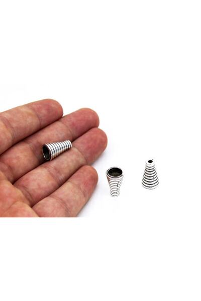 yfhobi 2 Adet - 10x17 Mm, Fular Uç Aparatı, Huni Kapak, Metal Takı Malzemesi,...