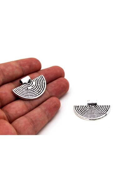yfhobi 2 Adet - 23x33 Mm, Geometrik Desenli, Metal Uç, Takı Malzemesi, Boyalı...