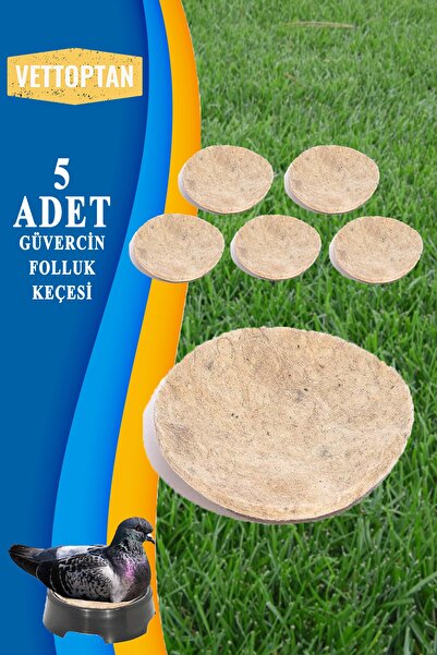 vettoptan Güvercin Keçe Folluk Folluğu Keçesi 5 Adet Yün Şebap Posta Taklacı ...