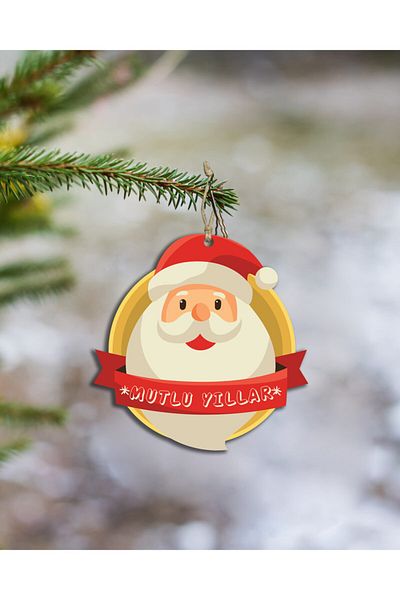 quppa Christmas Tree Decor 4-Piece MDF Set