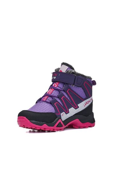 Allyup Καθημερινά Unisex Παιδικά Outdoor Trekking Snow Boots Αντιολισθητική σόλα Γούνινη Velcro Lace Up Αθλητικά παπούτσια