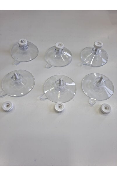 ATA HOME Vantuz Vakum Seti 6 Adet Somunu Ile Birlikte