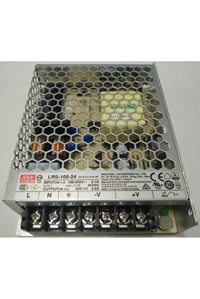 Meanwell Lrs-100-24, 24vdc 4.5a 108w Güç Kaynağı