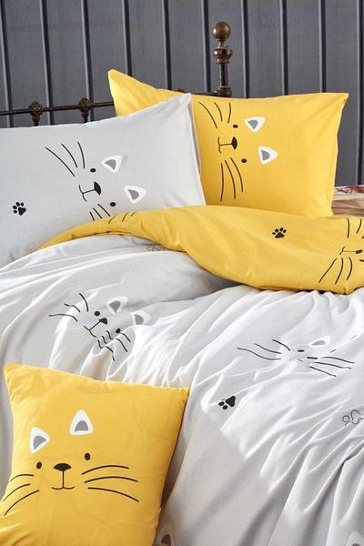 Always Σετ Παπλωματοθήκη για Μονό Cute Cats