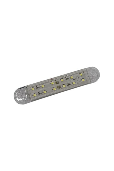 BAYUN 12 مصباح LED مزخرف بصف مزدوج باللون الأبيض
