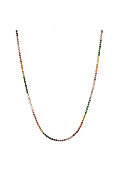 Merano Design 3mm Renkli Su Yolu Kolye