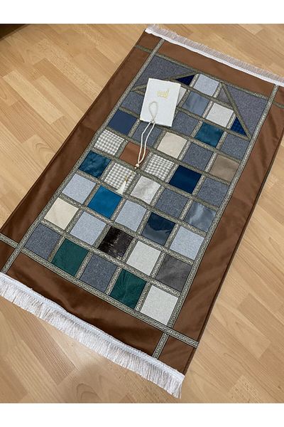 AYHANHOME Kırkyama Patchwork Velvet 3-Pece Gift Dowry Bundle Σετ χαλιών προσευχής
