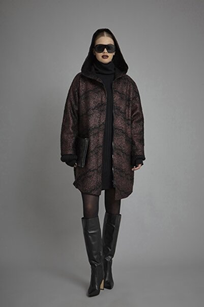 VERDA Printed Hooded Coat