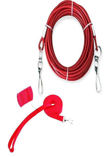 LİDERSAN ÇELİK 3 Meter Dog Tethering Rope 1.5 Meter Transport Strap