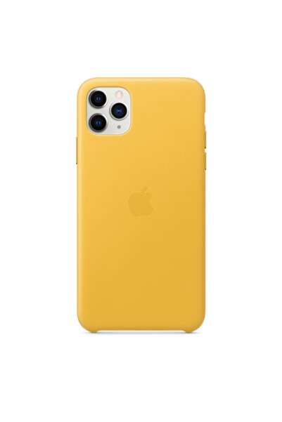 Apple Iphone 11 Pro Max Deri Kılıf Mayer Limon - Mx0a2zm/a
