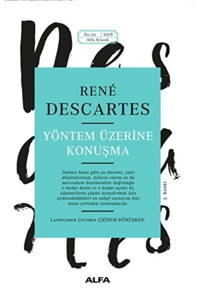Alfa Yayınları Yöntem Üzerine Konuşma-rene Descartes